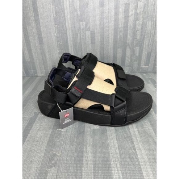 FitFlop Ryker Sandals Black Men's 12.5 - Picture 2 of 7
